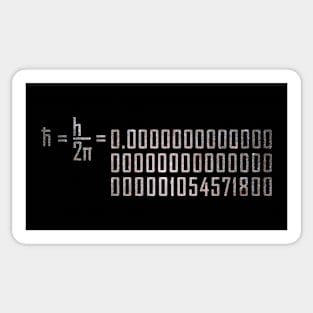 Reduced Planck constant Sticker
